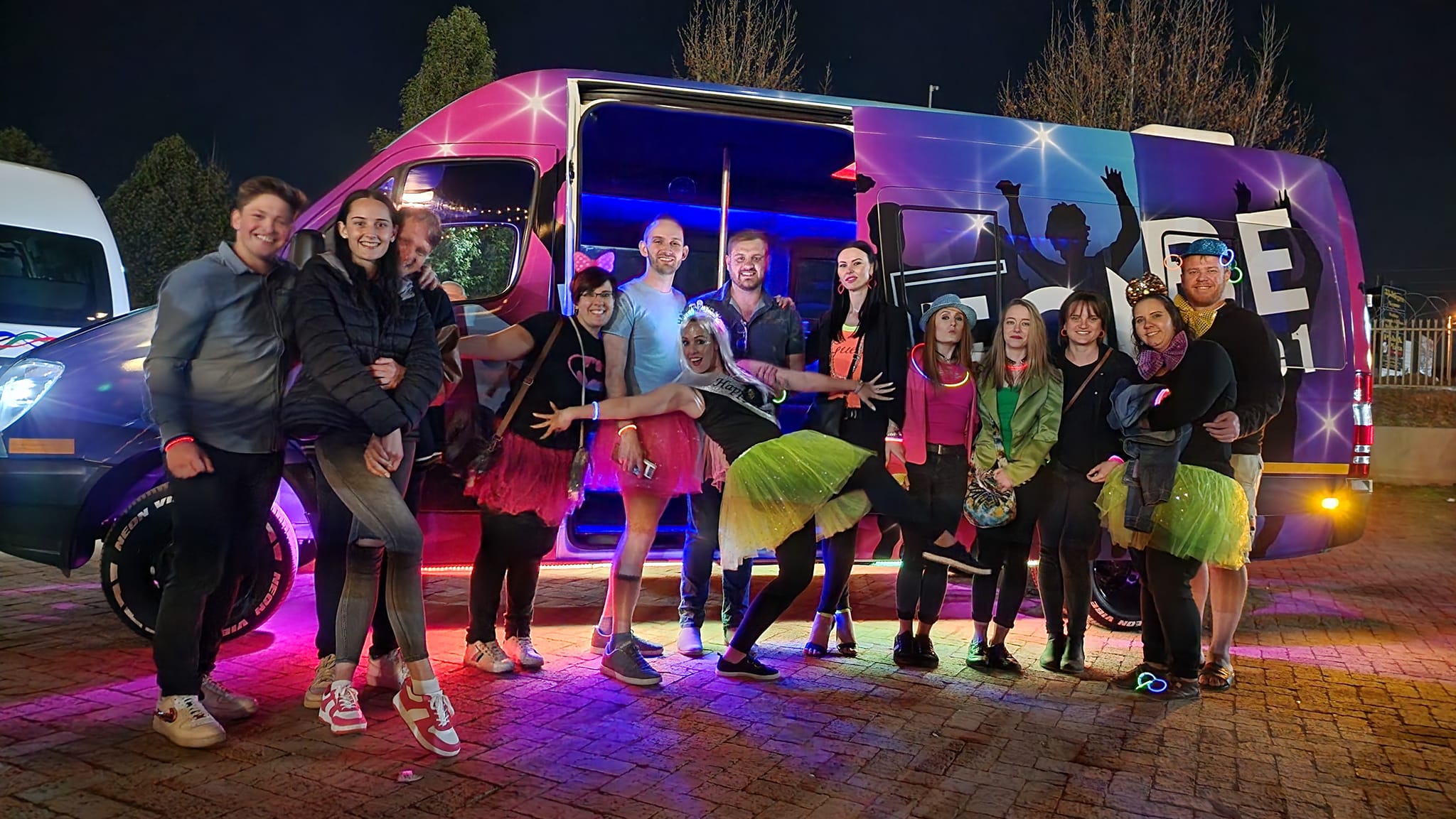 Luxury group transport Gauteng party bus