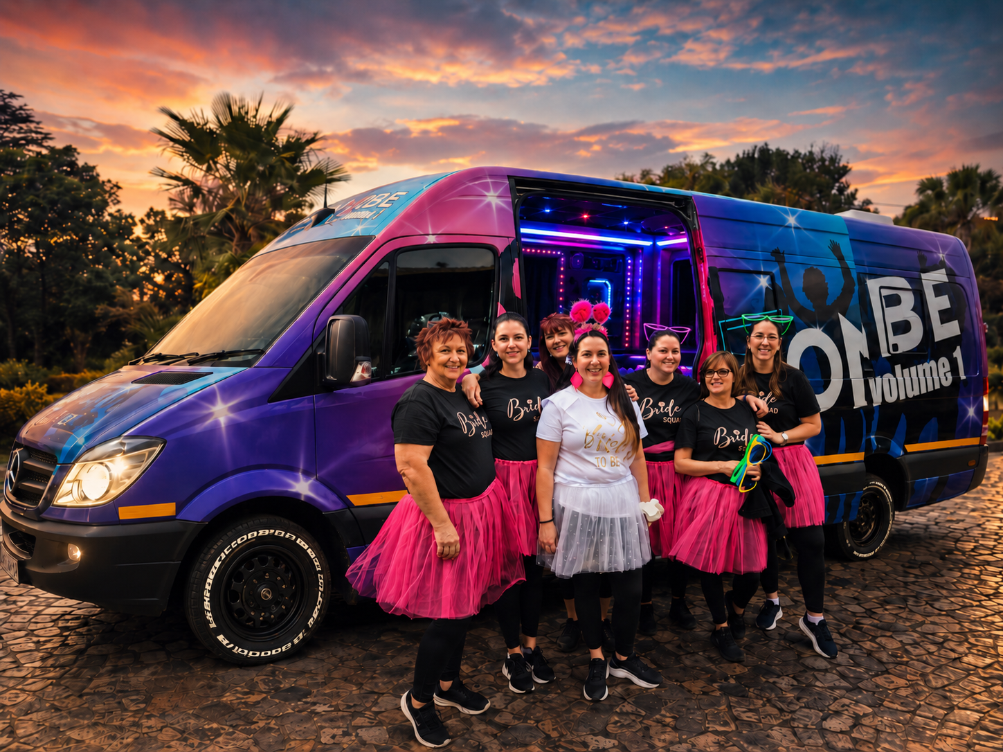 Neon Vibe luxury party bus Gauteng